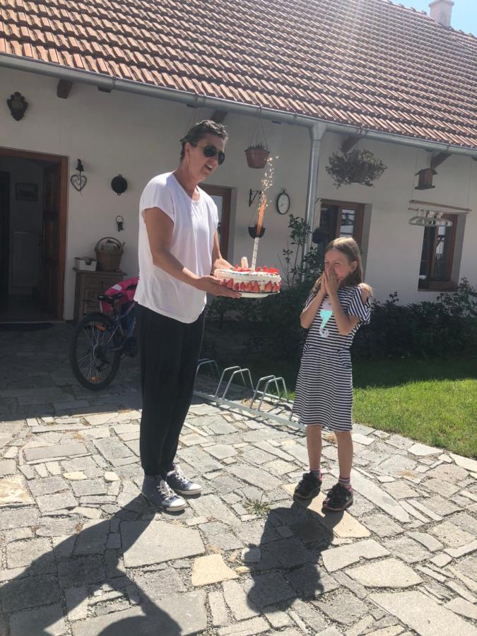 Penzion A Hospoda Na Statku Hluboka nad Vltavou Bagian luar foto